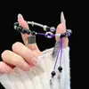 Nuevo Pulsera de Borla con Cuentas de Estilo Chino, Exquisita y a la Moda, de Nicho, Bidimensional, Lujo Ligero, Versátil, Apilable, Pulsera de Cuentas Impresionantemente Hermosa