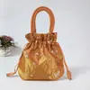 Bolso de Mano Nuevo Mini a la Moda Bolso Pequeño de Tela Bordado a Mano para Personas de Mediana Edad y Mayores para Ir de Compras Cartera para Teléfono Móvil y Monedas