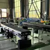 Empilhadeira retrátil de três seções, 10 toneladas, acionada por corrente, de alta rigidez e uso pesado, para armazenamento e recuperação automatizados em sistemas de estantes de armazém.