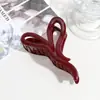 Presilha de Garra Grande para Cabelo em Forma de Coração Brilhante, Estilosa e Simples, para Penteados Presos na Parte de Trás da Cabeça, Acessório de Cabelo Tipo Pinça Tubarão para Mulheres, Atacado