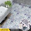 Pegatinas autoadhesivas de PVC para suelo de cocina y baño, pegatinas para azulejos de inodoro, papel tapiz DIY, impermeables, a prueba de humedad y antideslizantes.