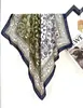 Bufanda de Mujer con Estampado Paisley, 70 cm, Multicolor, Moda de Cachemira Sintética con Líneas Florales