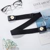 Cinto Sem Furos Feminino Versátil para Calças Jeans Elástico Calças Elásticas Decoração Estudantil Moda