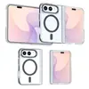 Adecuado para iPhone 18 Duo, plegable, transparente, funda de teléfono magnética, funda protectora acrílica anti-caídas Apple 18D