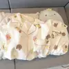 Conjunto de Pijama de Algodón Nube Dopamina Manga Larga Estilo Primavera y Otoño Dulce Conjunto de Ropa de Casa para Mujer Venta al por Mayor de Fábrica