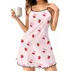 E-commerce Transfronteiriço Europeu e Americano Temu Camisola Sexy Feminina Sem Costas Verão Fina Pijama Roupa de Casa Venda Direta da Fábrica Atacado