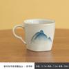 Taza Shanlan pintada a mano con mesa de hielo, taza personal, taza de cerámica de color bajo esmaltado, taza para beber con asa, taza maestra personalizada