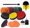 Venta Directa de Fábrica Kit de Limpieza para Coche de 24 Piezas Cera Pulidora Herramienta Especial para Rines Juego de Cepillos de Cuidado