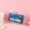 Marcadores acrílicos de punta suave caja negra para estudiantes, uso artístico, opacos y mezclables, adecuados para la pintura a la acuarela de niños de kínder
