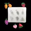 Produtos artesanais diy única fruta melancia morango abacaxi silicone bolo decoração decoração aromaterapia molde gesso