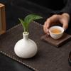 Dispositivo de Flor de Gota d'Água com Esmalte de Cristal Vaso Cerâmico Pequeno Doméstico Arranjo de Flores Hidropônicas Decoração de Mesa de Sala de Estar/Escritório Vaso Seco