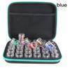 Bolsa de EVA al por mayor de fábrica, bolsa de almacenamiento redonda pequeña para joyería con diamantes pequeños para decoración de uñas, 60 bolsas + botella
