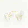 Conector de esquina especial tipo L transparente sin soldadura de cristal para tira de lámpara COB no tiene área oscura ángulo recto de 90 grados tarjeta RGB monocromática