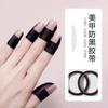 Arte de uñas anti-negro anti-horneado cinta negra herramienta de cinta adhesiva de doble cara cinta de belleza de sombreado negro impermeable adecuada para usar al por mayor