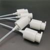 Bomba de boca longa de 22/24 dentes, grande volume de spray, bomba de interruptor esquerda e direita, moldagem por injeção/galvanoplastia/alumínio anodizado, shampoo, gel de banho