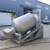 Máquina de Vácuo Rotativa com Levantamento Hidráulico Grande, Equipamento para Amaciar e Conservar Umidade da Carne, Equipamento para Marinada de Presunto, Bacon e Linguiça