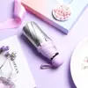 Nuevo Parasol Plata Titanio 50% de descuento Ocho Varillas Resistente al Sol y a los Rayos UV, Compacto y Portátil, Adecuado para Clima Soleado y Lluvioso, con Logo Personalizable