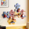 Estante de Almacenamiento Dopamine Puzzle Pegboard, Organizador para Entrada Sin Taladro, Estante de Exhibición de Cajas Sorpresa