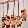 Kit de Materiais DIY Feito à Mão para Bonecas de Vagem, Pingente de Sino de Vento de Frutas Acabado, Ornamento para Pendurar no Carro de Boneca de Vagem de Frutas