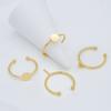 14K oro cobre puro ajustable hecho a mano soporte para anillo de perlas soporte para anillo de cobre accesorios de joyería DIY incrustación creativo