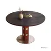 2026 Bauhaus Retro Madera Maciza Plegable Mesa de Comedor Convertible Redonda Nueva Cuadrada Retráctil Americana Redonda