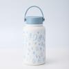 Termo portátil de 650 ml con boca ancha, gran capacidad, color intenso, para estudiantes, con impresión personalizada