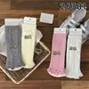 Calcetines Finos de Algodón para Mujer de Primavera y Otoño con Rayas Verticales y Patrón de Diamantes, Calentadores de Piernas Tejidos Estilo Miu Dulce para Chicas
