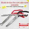 Alicate de boca longa e pontiaguda alicate de ponta chata alicate de ponta inclinada de boca longa alicate de ponta inclinada alicate de vela de ignição