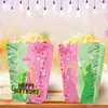 Serie de gran éxito transfronterizo decoración fiesta de cumpleaños cajas de palomitas de maíz pollo de dibujos animados vasos de papel para palomitas de maíz cajas de empaque para papas fritas suministros