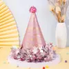 Sombrero de cumpleaños sofisticado estilo Ins para niños y adultos, adecuado para decoraciones de fiesta. Sombrero de estrella de cumpleaños para bebé para fiestas de cumpleaños.