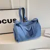Nueva Bolsa de Natación y Fitness con Compartimento Separado para Zapatos, Ligera y Transpirable para Mujer, Bolsa de Viaje Sencilla para Exteriores, Bolsa Deportiva Casual de Lona