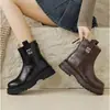 Botas de Nieve de Felpa para Protección contra el Frío del Noreste para Mujer 2026 Nuevo Estilo de Invierno Más Vendidas Botas Cortas Británicas Cálidas Antideslizantes Botas Martin