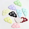 Nuevos accesorios de dibujos animados con forma de nube con diamantes, funda de teléfono linda estilo ins, kit de material de pegamento de crema, pasadores decorativos para el cabello, dijes para zapatos