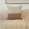 Nova Capa de Almofada Jacquard de Chenille Almofada de Encosto de Sofá Almofada Decorativa para Sala de Estar com Enchimento Removível Lavável Estilo Ins Casa