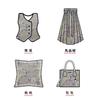 Nuevo Guofeng Seda Humana Brocado Cheongsam Teñido en Hilo Vestido Tela Clásica Color de Contraste Flor Chaleco Jacquard Tela para Cortina