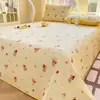 2026 Nuevo Modelo Cubre Cama Individual Acolchado de Gasa de Doble Capa Estampada de Kapok Juego de Tres Piezas