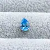 Brincos Grandes em Forma de Gota de Água de Liga de Titânio F136 Titânio G23 Rosca Interna Zircônia Piercing Labial Piercing de Língua Joias para Piercing Cabeça
