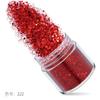Venta caliente transfronteriza: Set de decoración de uñas de siete colores, 12 colores mixtos, lentejuelas brillantes, degradado láser en polvo