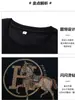 Estación Europea Caballo de Tiro Algodón Mercerizado Diamante Caliente Manga Corta Moda de Verano para Hombre Marca Elegante Seda de Hielo Casual Media Manga Delgado Productos Europeos