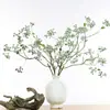 Flor Artificial Fruta Amora Mirtilo Romã Pequena Flor Falsa Planta de Simulação Decoração de Casa Acessórios de Casamento