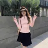 Estilo Cintura Pequeña Seda de Hielo Ajuste Delgado Yoga Protección Solar Ropa Verano Protección UV Hilo Original Sensación de Hielo Transpirable Cintura Ropa de Protección Solar