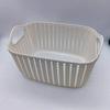 Cesta de Almacenamiento Portátil para Cosméticos, Snacks de Plástico, Artículos Varios, Cesta de Almacenamiento para Organizar Suministros, Almacenamiento para el Hogar Estilo Japonés