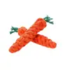 Cuerda de algodón masticable duradera zanahoria juguete para mascotas perro venta al por mayor comercio exterior transfronterizo popular juguete masticable para mascotas