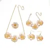 Pendientes de Flor con Goteo de Aceite Dulces de Verano, Frescos, Modernos, Sencillos, Personalizados, de Nicho, Pendientes de Alta Gama para Mujer