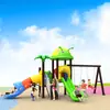 Parque de Diversões Grande Deslizador Externo Combinação de Tobogãs Equipamento de Playground Externo Comunitário Instalações de Brincadeiras Infantis