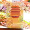 Torre de la garza de Shanxi souvenir turístico cultural y creativo llavero insignia rompecabezas regalo regalo manual súper para negocios regalo al por mayor