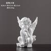 Estilo Europeu Retro Menina Anjinho Figura Ornaments de Arte Artesanato Estátua de Gesso Modelo Decorações