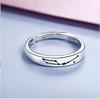 Anillo de pareja Tejedora Vaquero Nuevo un par de estudiantes masculinos y femeninos diseño nicho anillo de pareja amor a distancia mayoreo