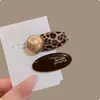 Presilha de Cabelo Coração Estilo Novo Dongdaemun Coreano, Presilha Bico de Pato, Presilha Lateral para Mulheres, Presilha para Franja, Grampo, Acessório de Cabelo