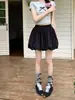 Pantalones casuales de verano de cintura alta adelgazantes para mujeres petite, con un diseño elegante de falda acampanada en forma de tulipán, pantalones de pierna ancha y shorts de línea A.